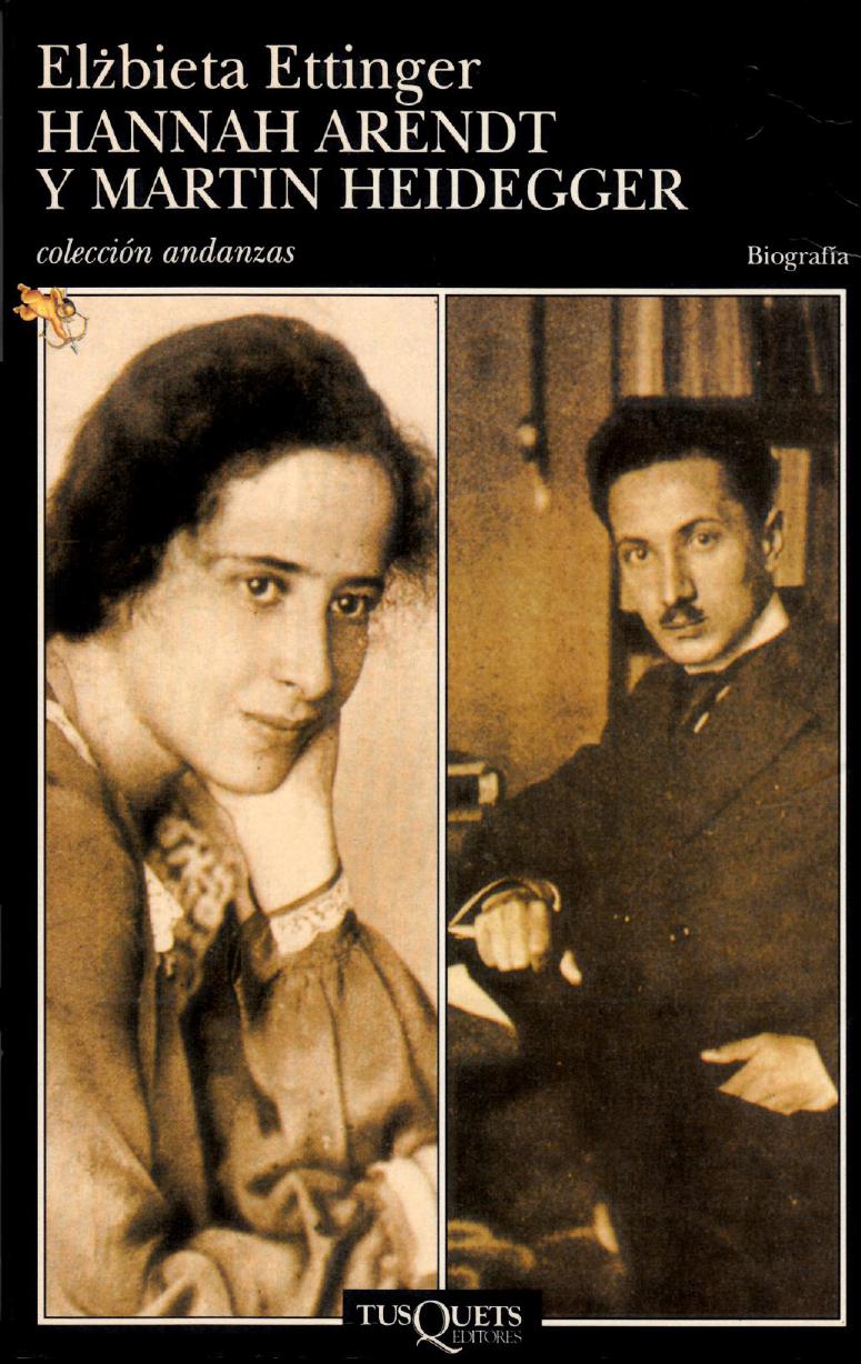 Hannah Arendt y Martin Heidegger